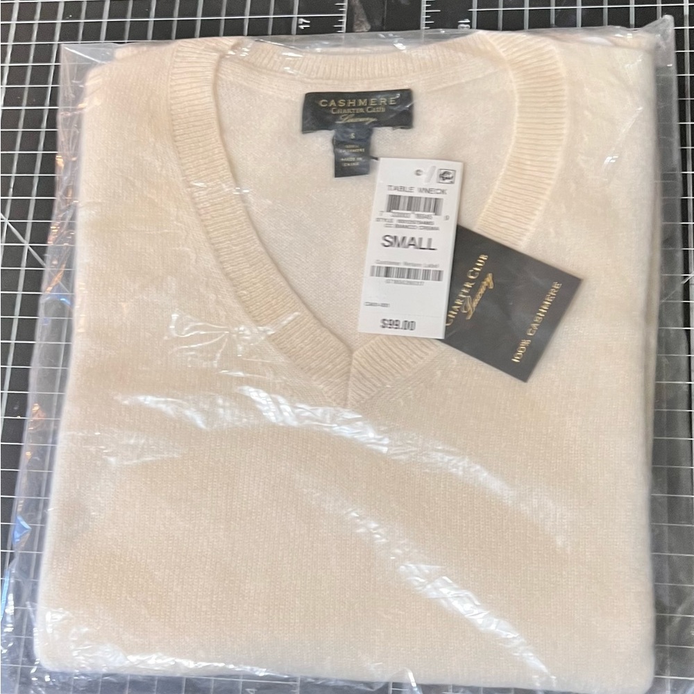 Brand new cashmere sweater.